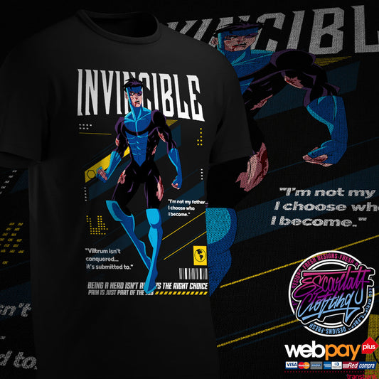 POLERA NEGRA INVINCIBLE