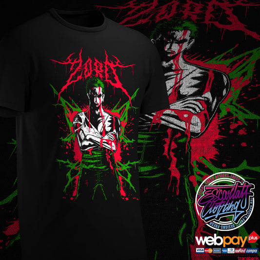 POLERA ZORO RORONOA - ONE PIECE