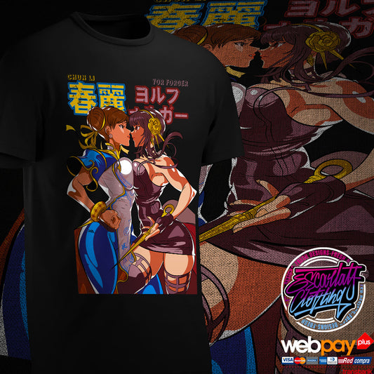 POLERA CHUN-LI VS YOR - SPYXFAMILY - GAMES