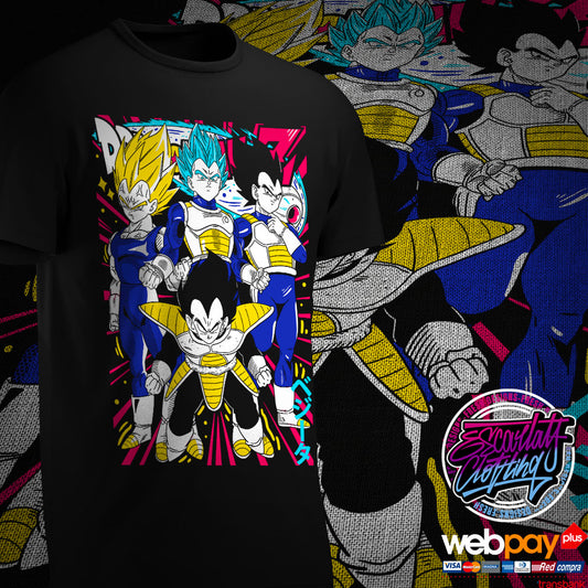 POLERA VEGETA X4 - DRAGONBALL SUPER