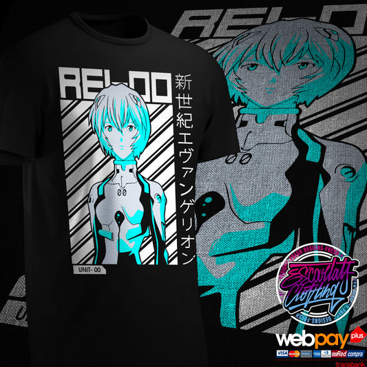 POLERA NEGRA REI AYANAMI - EVANGELION