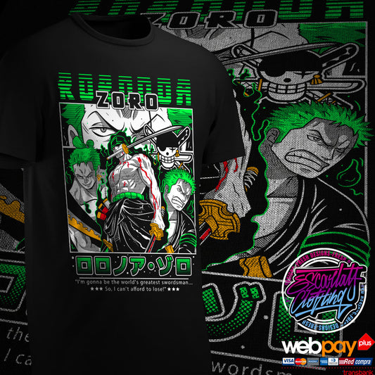 POLERA ZORO - ONE PIECE