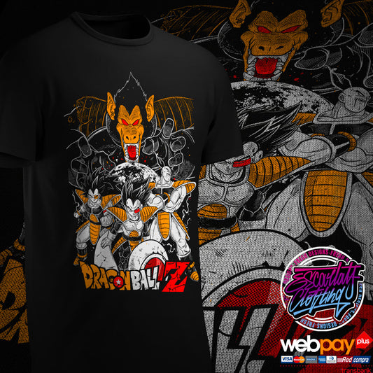 POLERA SAGA SAIYAJIN - DRAGONBALL Z