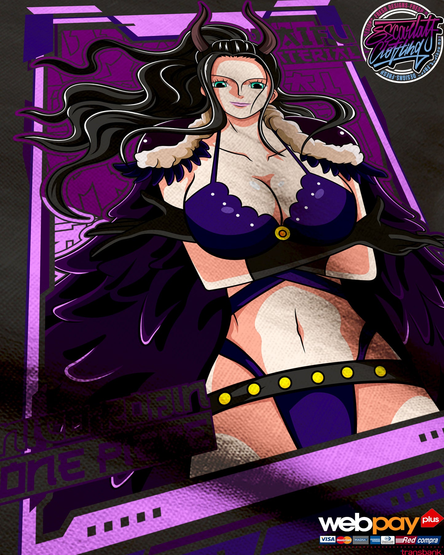 POLERA NICO ROBIN WAIFU - ONE PIECE