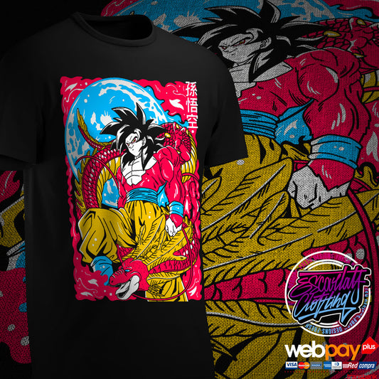 POLERA GOKU SSJ4 - DRAGONBALL GT