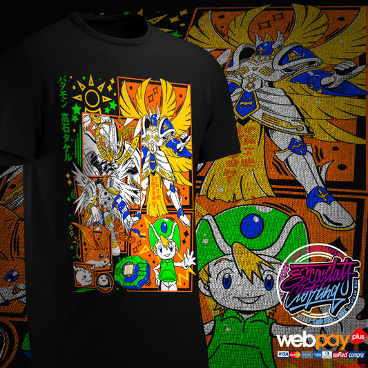POLERA PATAMON & TK - DIGIMON ADVENTURE