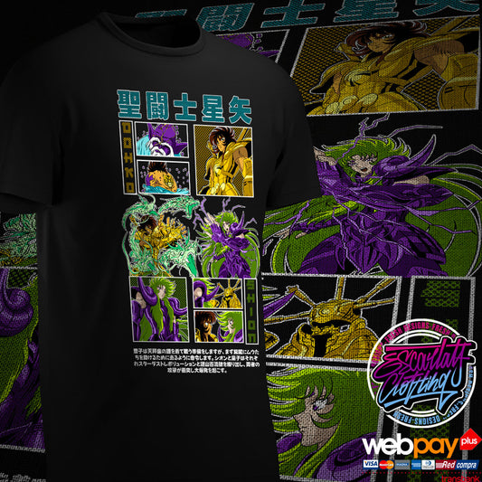 POLERA DOHKO & SHION - CABALLEROS DEL ZODIACO