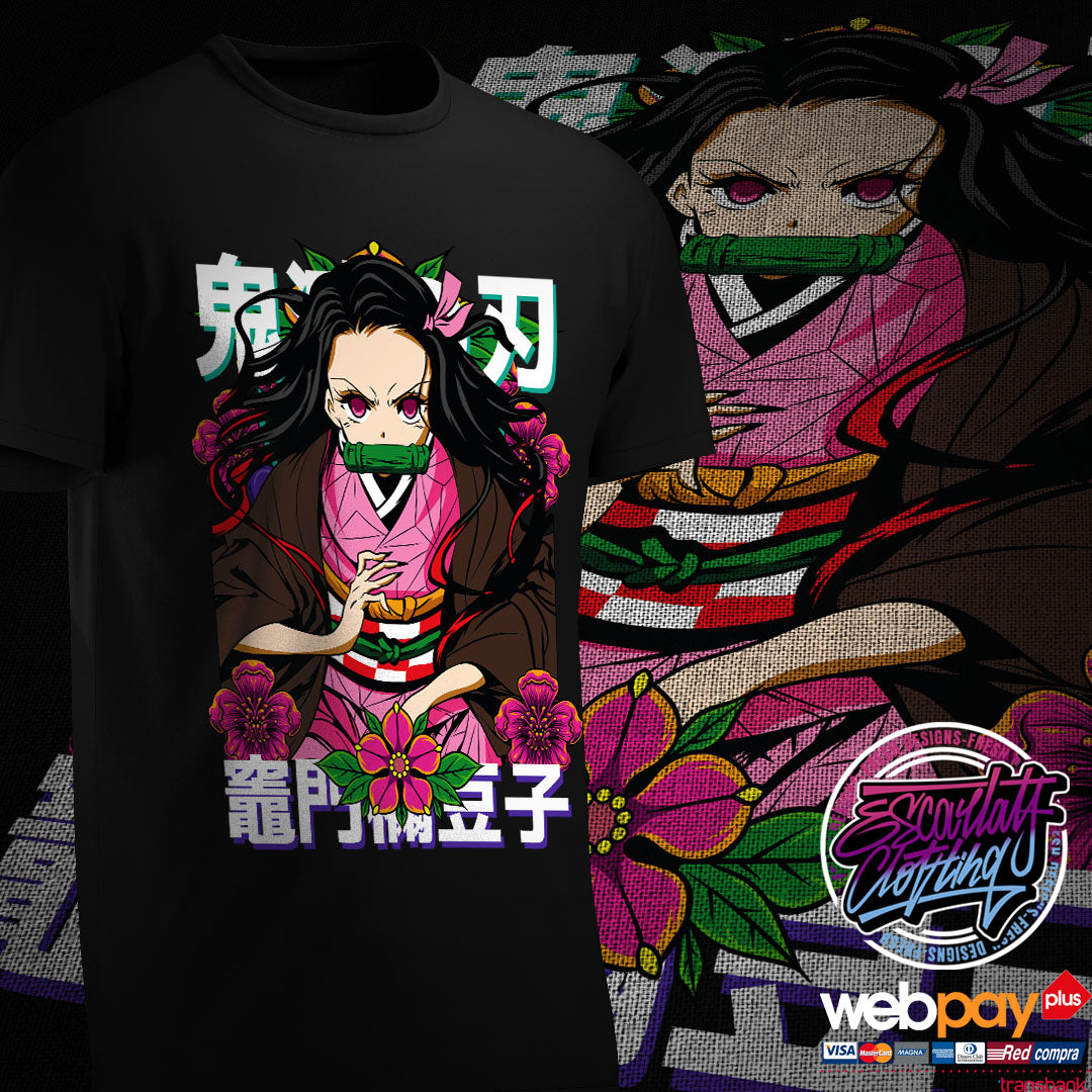 POLERA NEZUKO FULLCOLOR - KIMETSU NO YAIBA