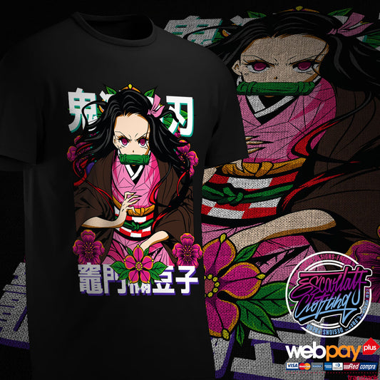 POLERA NEZUKO FULLCOLOR - KIMETSU NO YAIBA