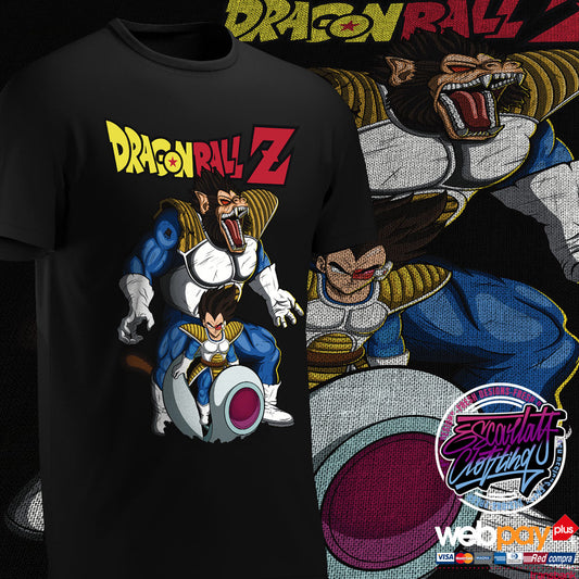 POLERA VEGETA OZARU - DRAGONBALL Z