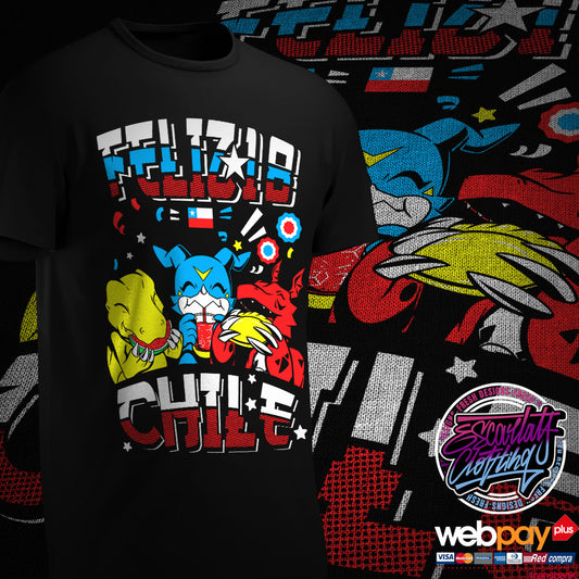 POLERA DIGICHILE DIGIMON 18CHERO - DIGIMON