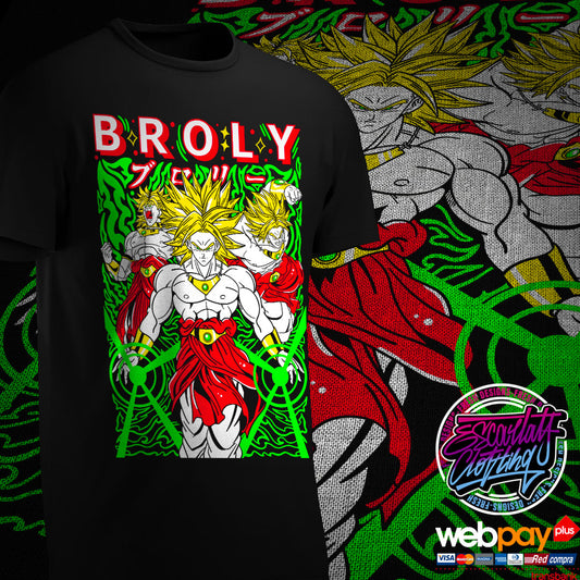 POLERA BROLY - DRAGONBALL Z