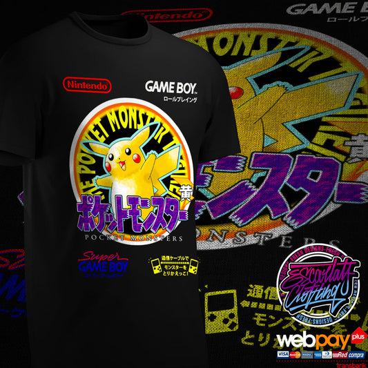 POLERA POKEMON YELLOW GAMEBOY - POKEMON