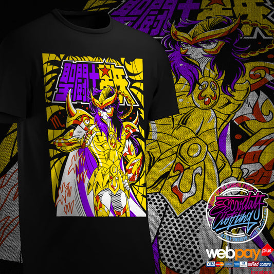 POLERA MILO DE ESCORPIO - CABALLEROS DEL ZODIACO
