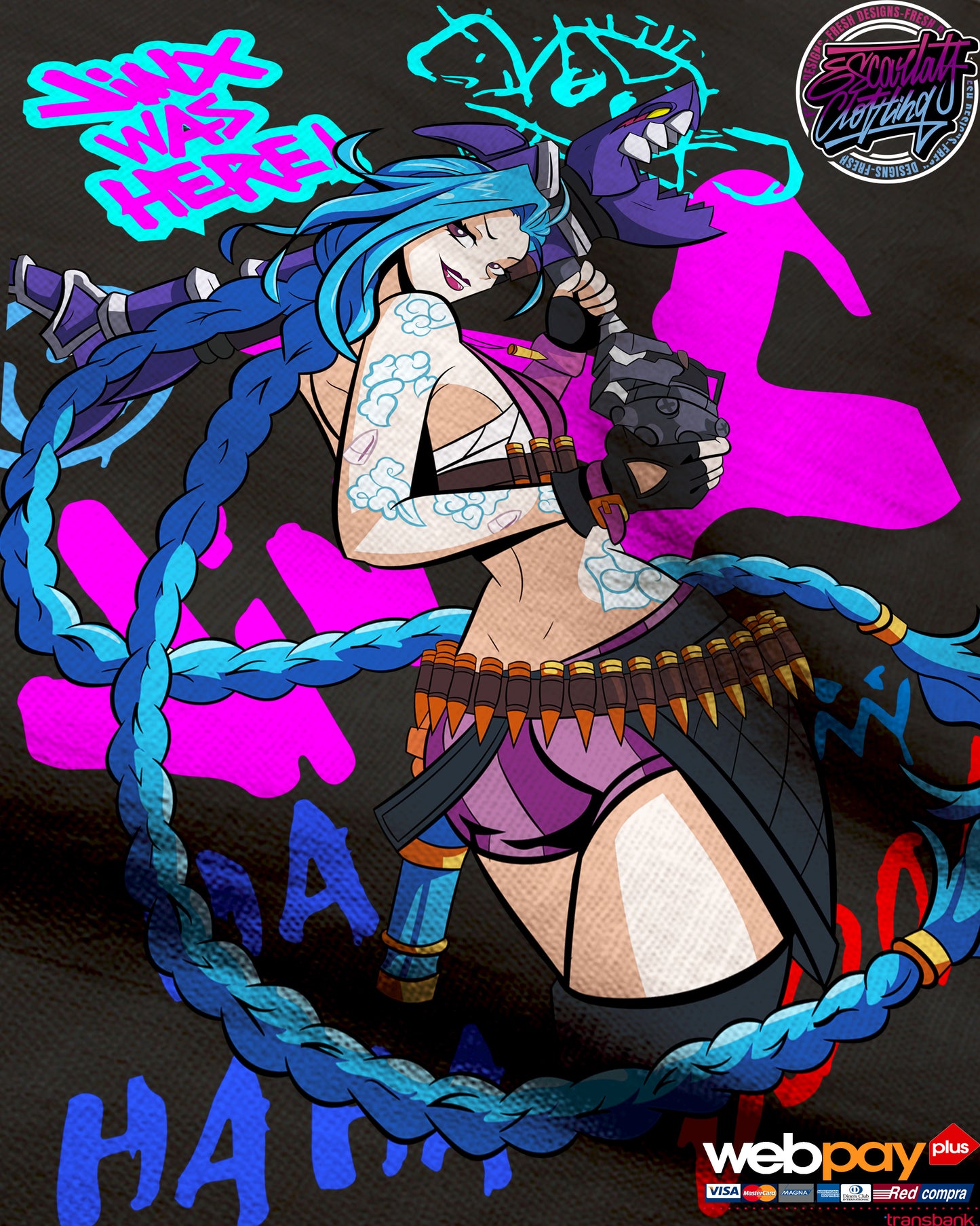 POLERA JINX - ARCANE