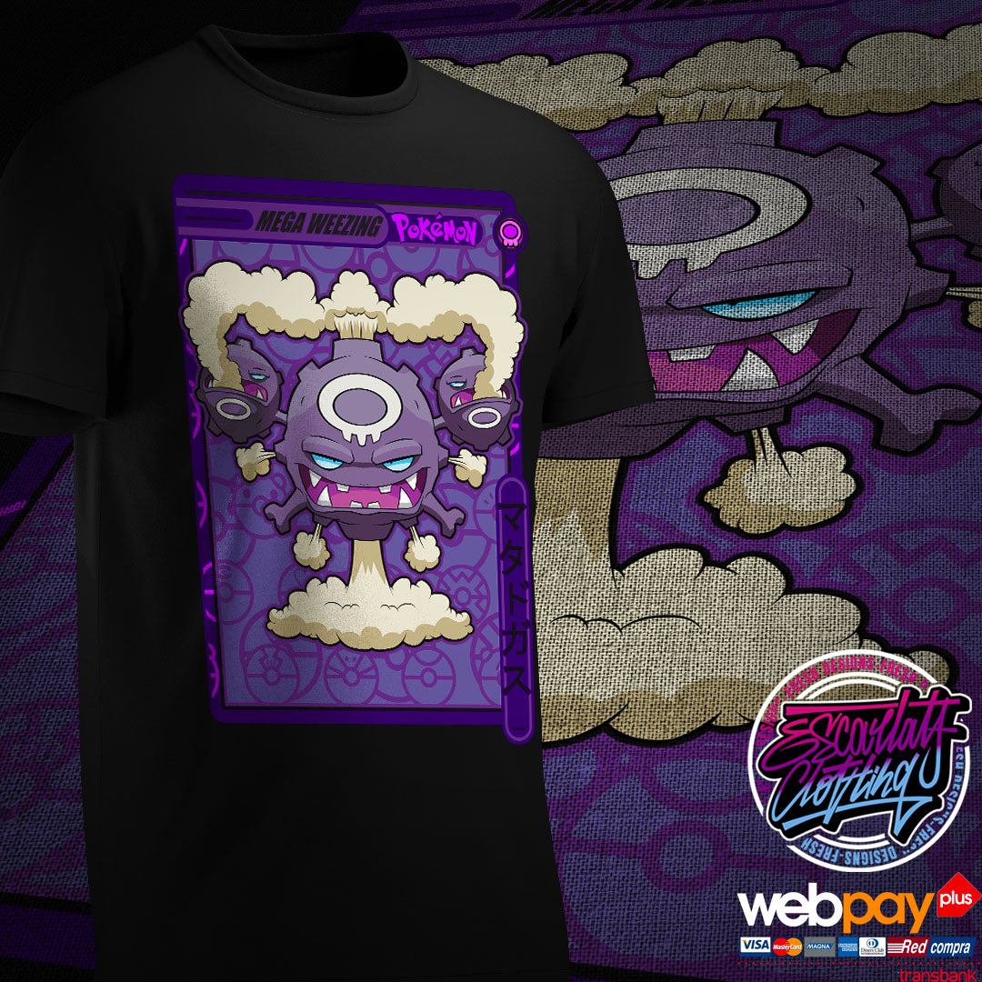 POLERA MEGA WEEZING - POKEMON
