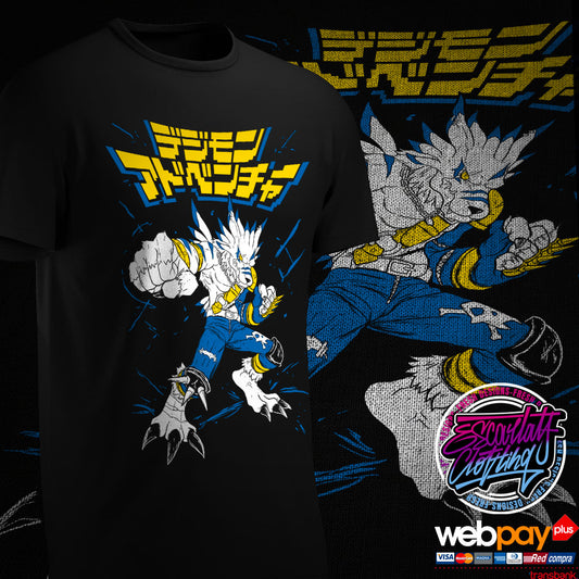 POLERA WEREGARURUMON - DIGIMON