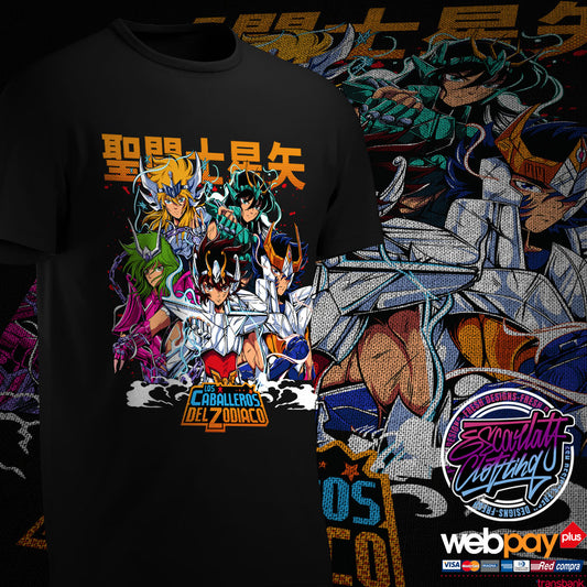POLERA SAINT SEIYA - CABALLEROS DEL ZODIACO