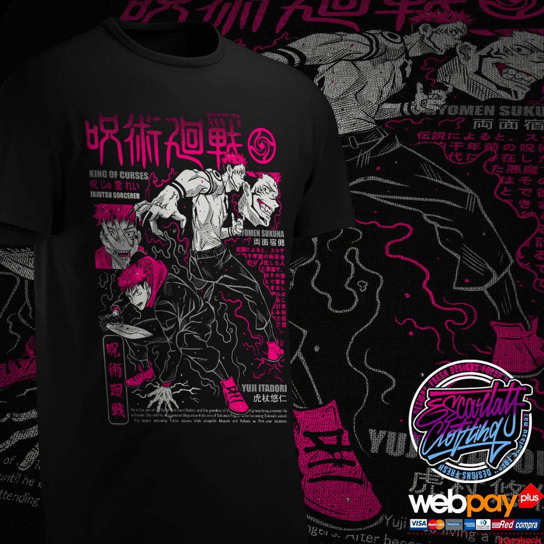 POLERA ITADORI X SUKUNA - JUJUTSU KAISEN