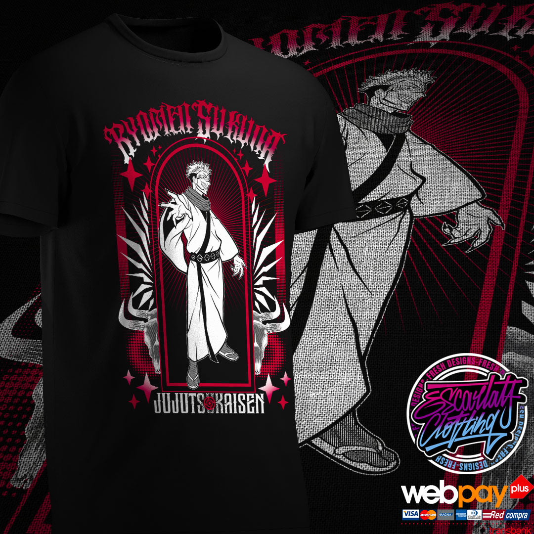 POLERA SUKUNA BASIC - JUJUTSU KAISEN