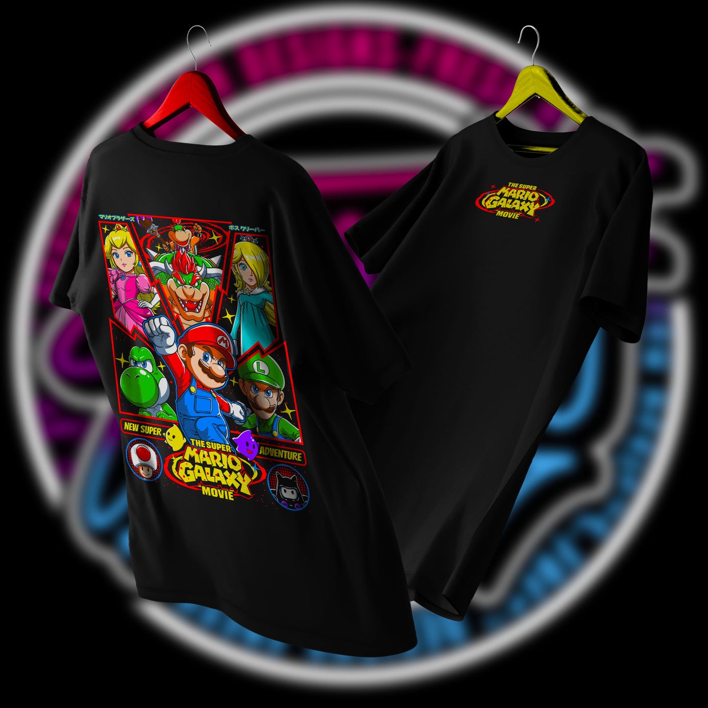 POLERA SUPER MARIO GALAXY LA PELICULA - GAMES