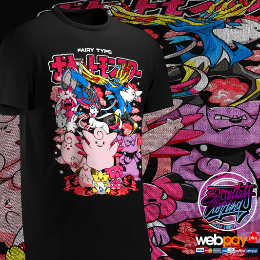 POLERA POKEMON TIPOHADA - COLECCION 2025