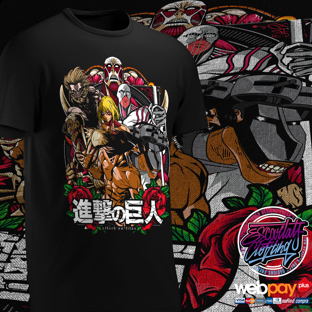 POLERA TITANES COLOR - SHINGEKI NO KYOJIN