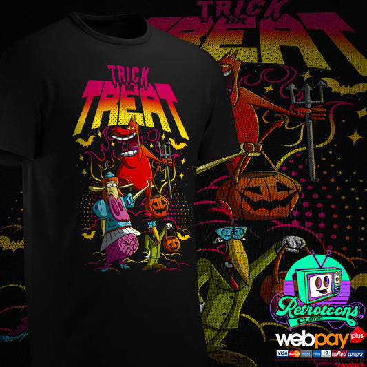 POLERA VACA Y POLLITO HALLOWEEN - RETROTOONS