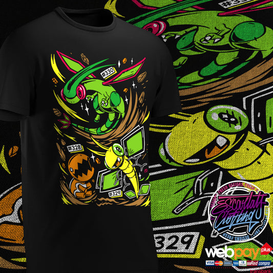 POLERA FLYGON LINEA EVO - POKEMON