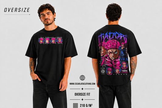 OVERSIZE POLERA - YUJI ITADORI DROP 2026 - JUJUTSU KAISEN