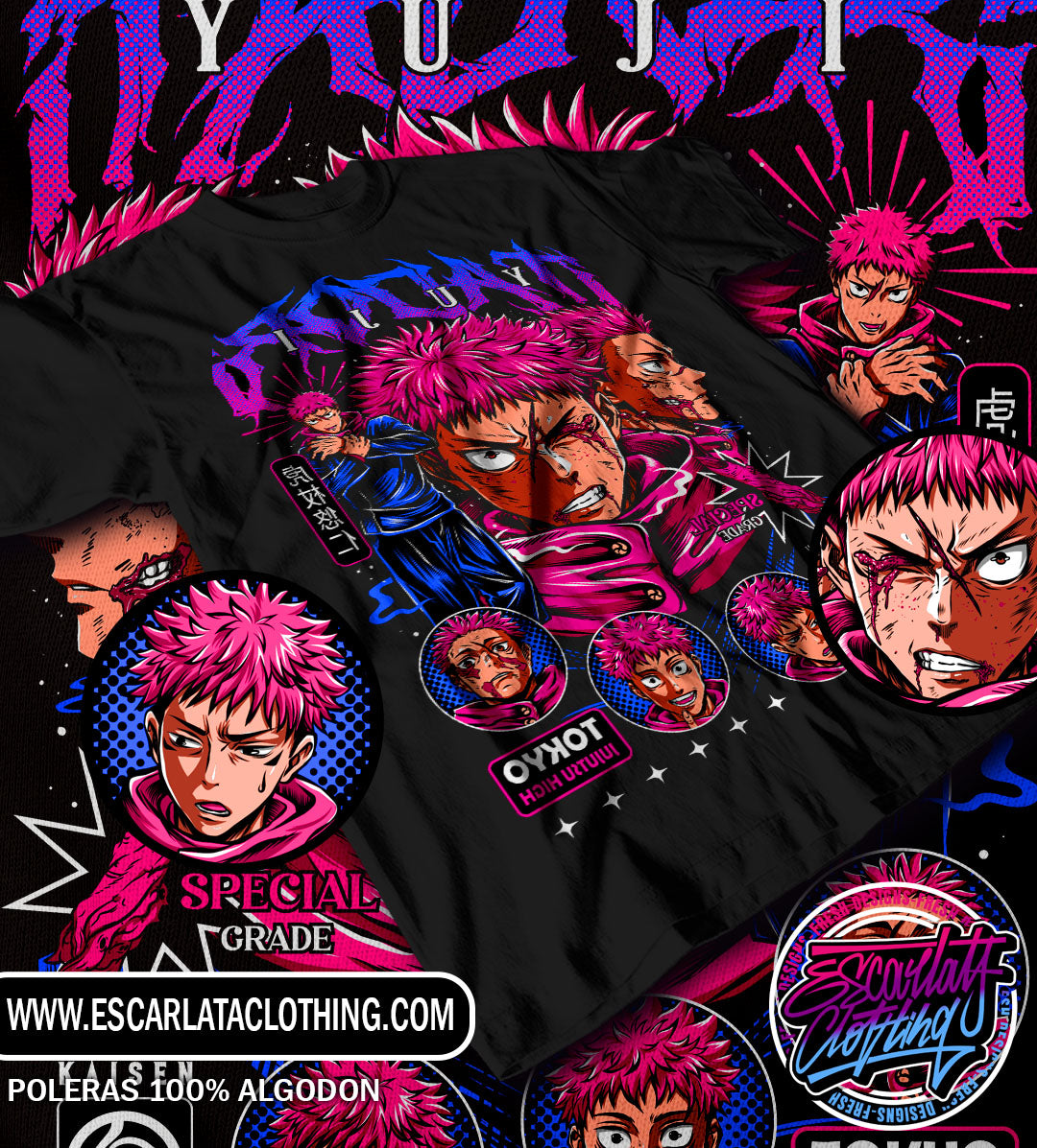 POLERA YUJI ITADORI DROP 2026 - JUJUTU KAISEN