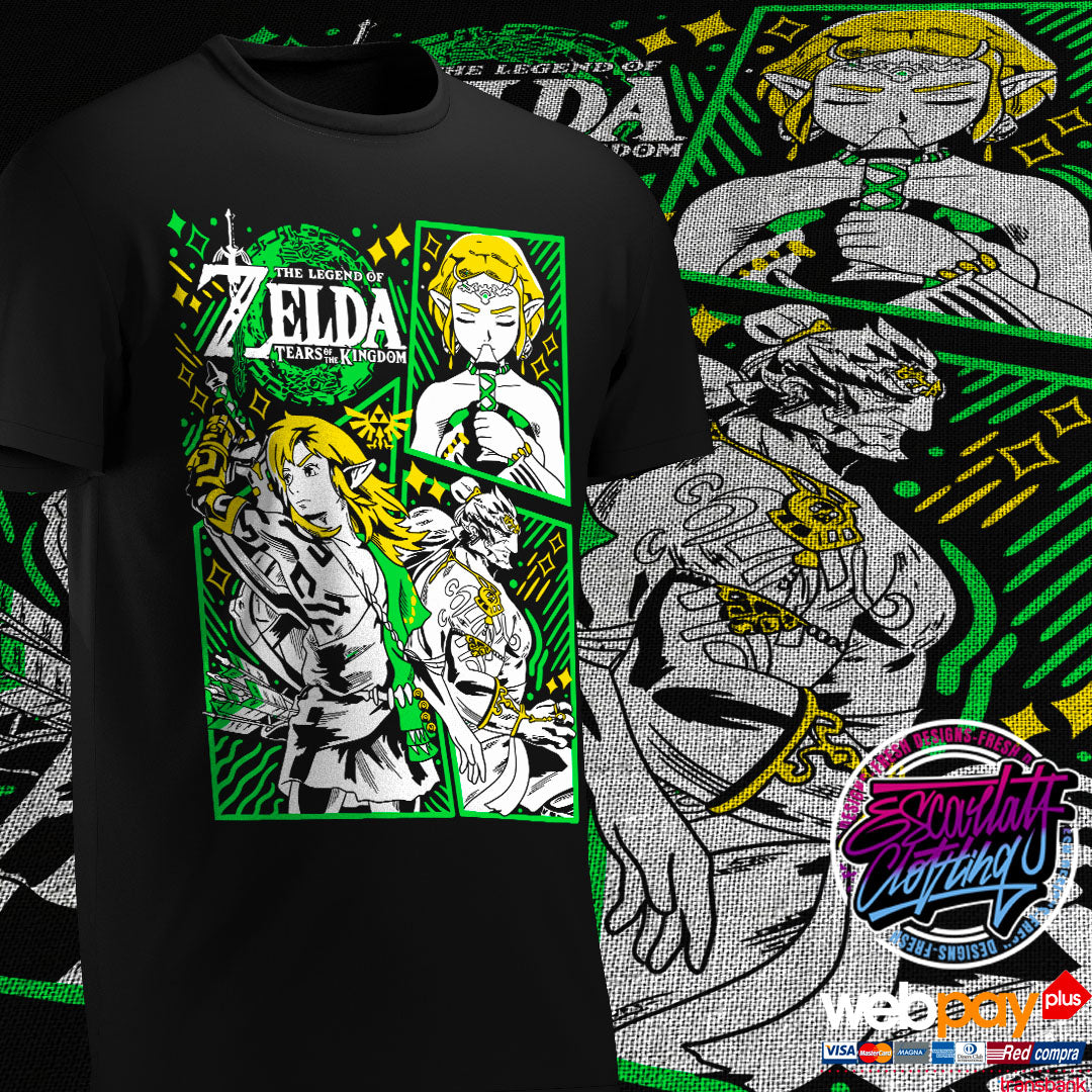 POLERA ZELDA TEARS OF THE KINGDOM - GAMES
